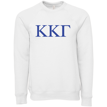 Kappa Kappa Gamma Lettered Crewneck Sweatshirts