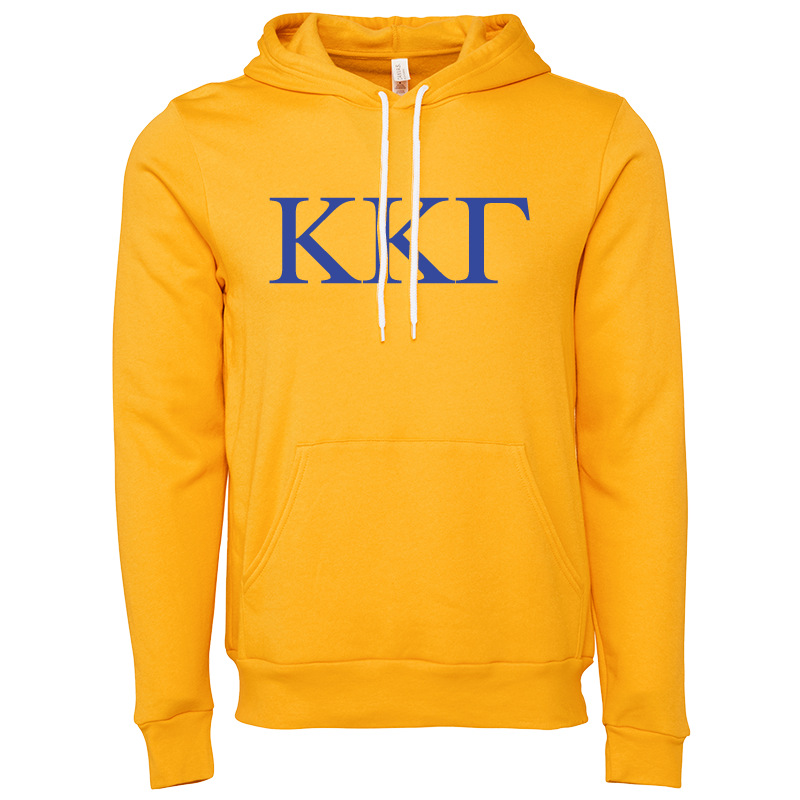 Kappa Kappa Gamma Lettered Hooded Sweatshirts