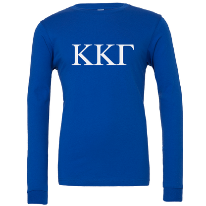 Kappa Kappa Gamma Lettered Long Sleeve T-Shirts