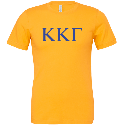 Kappa Kappa Gamma Lettered Short Sleeve T-Shirts