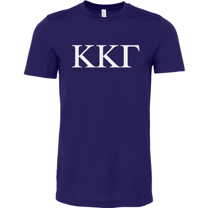 Kappa Kappa Gamma Lettered Short Sleeve T-Shirts