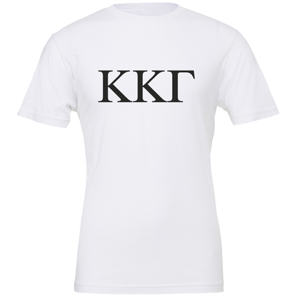 Kappa Kappa Gamma Lettered Short Sleeve T-Shirts