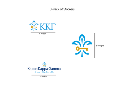 Kappa Kappa Gamma Stickers