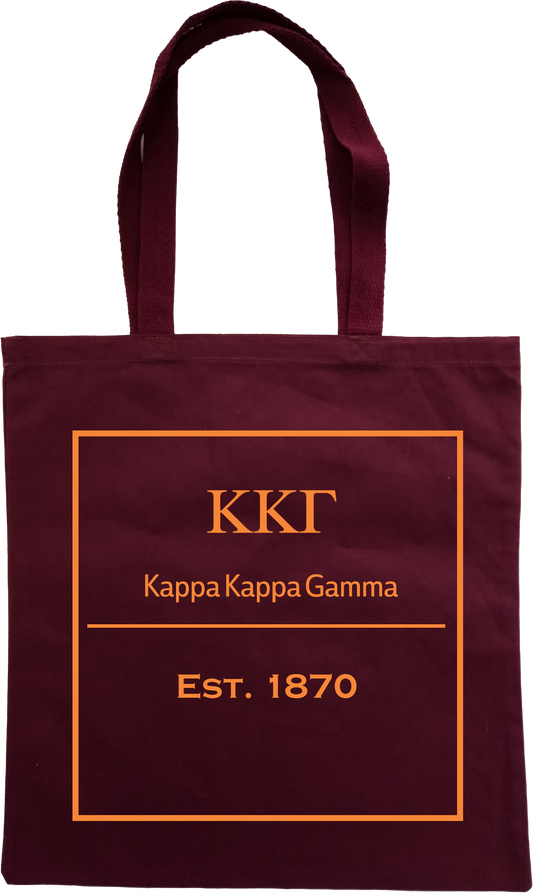 Kappa Kappa Gamma Tote Bags