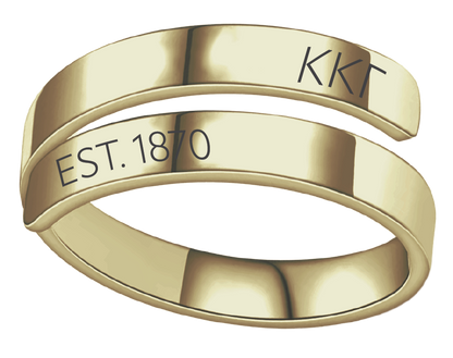 Kappa Kappa Gamma Year and Letters Rings