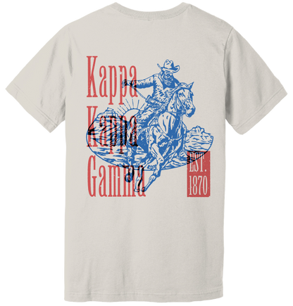 Kappa Kappa Gamma Cowboy Graphic T-Shirt