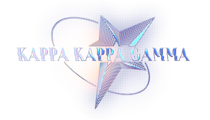 Kappa Kappa Gamma Pink Chrome Graphic Hoodie
