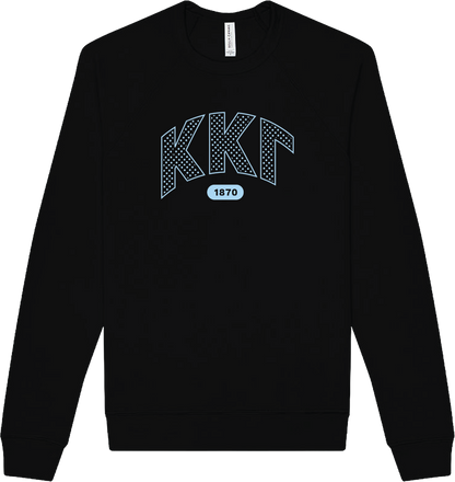 Kappa Kappa Gamma Varsity Polka Dot Crewneck