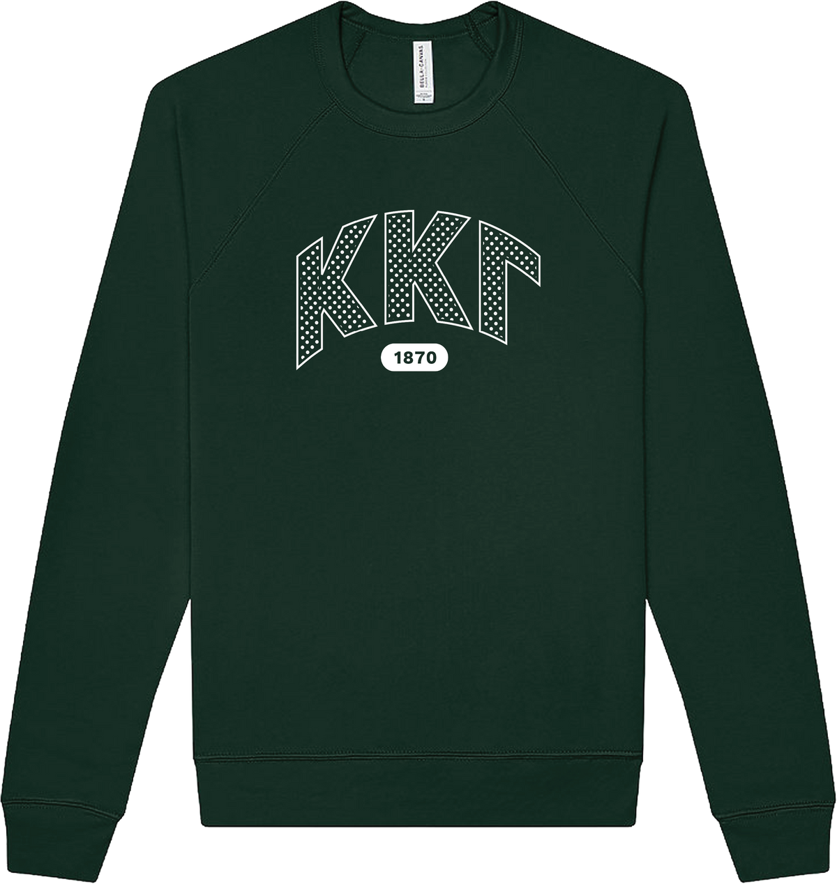 Kappa Kappa Gamma Varsity Polka Dot Crewneck