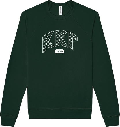 Kappa Kappa Gamma Varsity Polka Dot Crewneck
