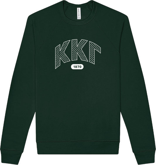 Kappa Kappa Gamma Varsity Polka Dot Crewneck
