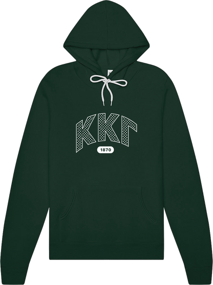 Kappa Kappa Gamma Varsity Polka Dot Hoodie