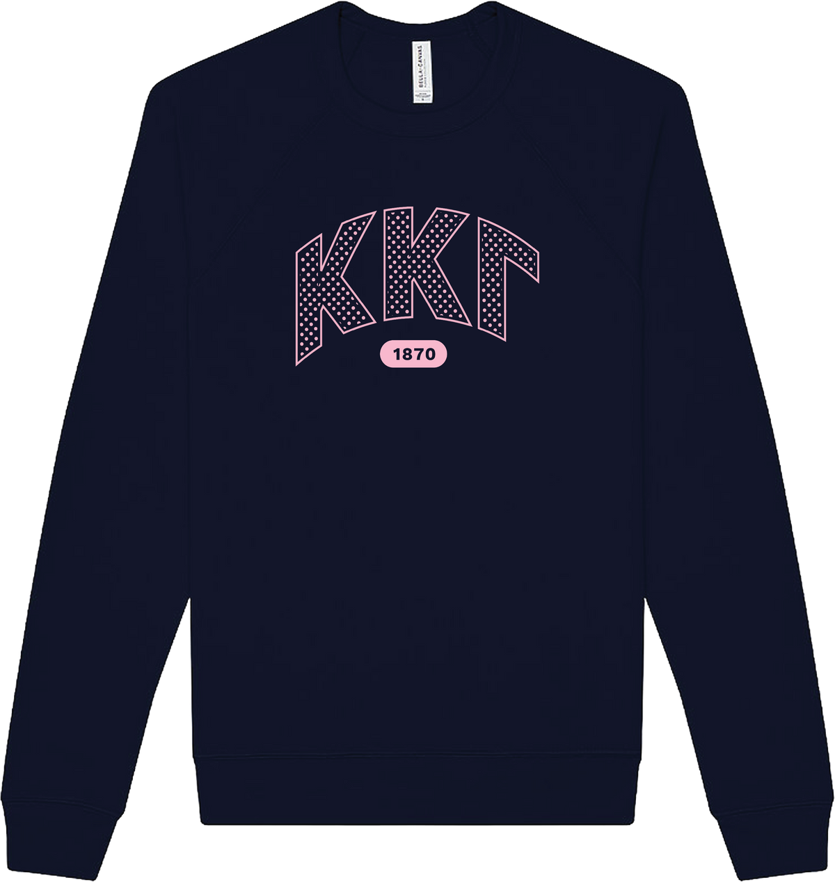 Kappa Kappa Gamma Varsity Polka Dot Crewneck