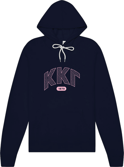 Kappa Kappa Gamma Varsity Polka Dot Hoodie