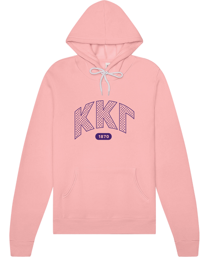 Kappa Kappa Gamma Varsity Polka Dot Hoodie