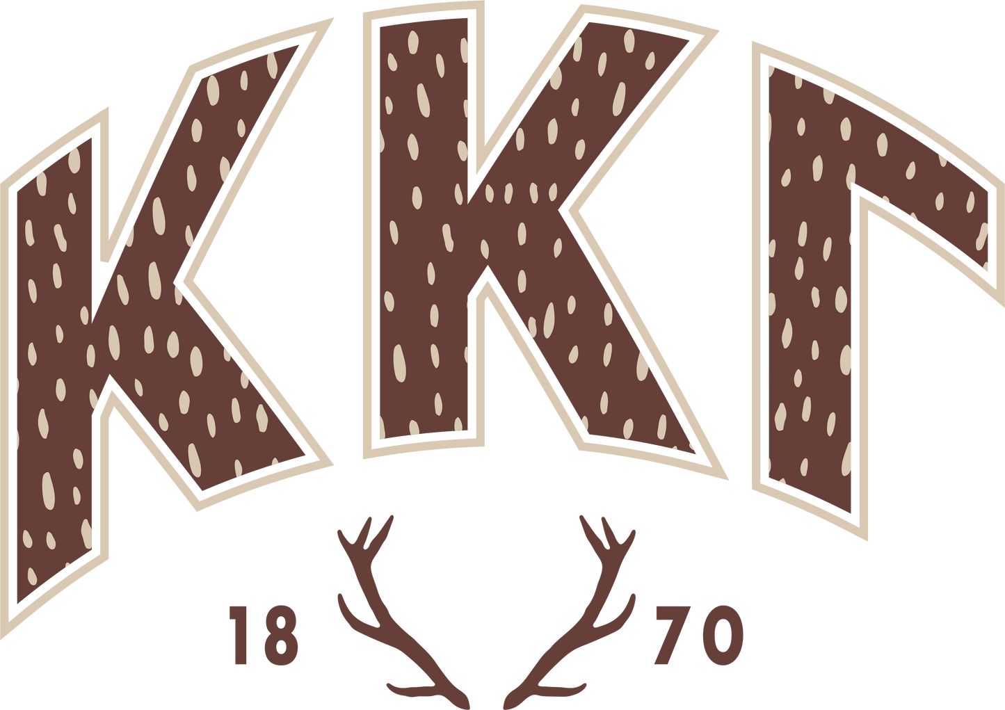 Kappa Kappa Gamma Fawn Print Varsity Hoodie