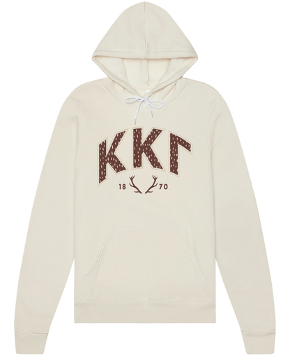 Kappa Kappa Gamma Fawn Print Varsity Hoodie