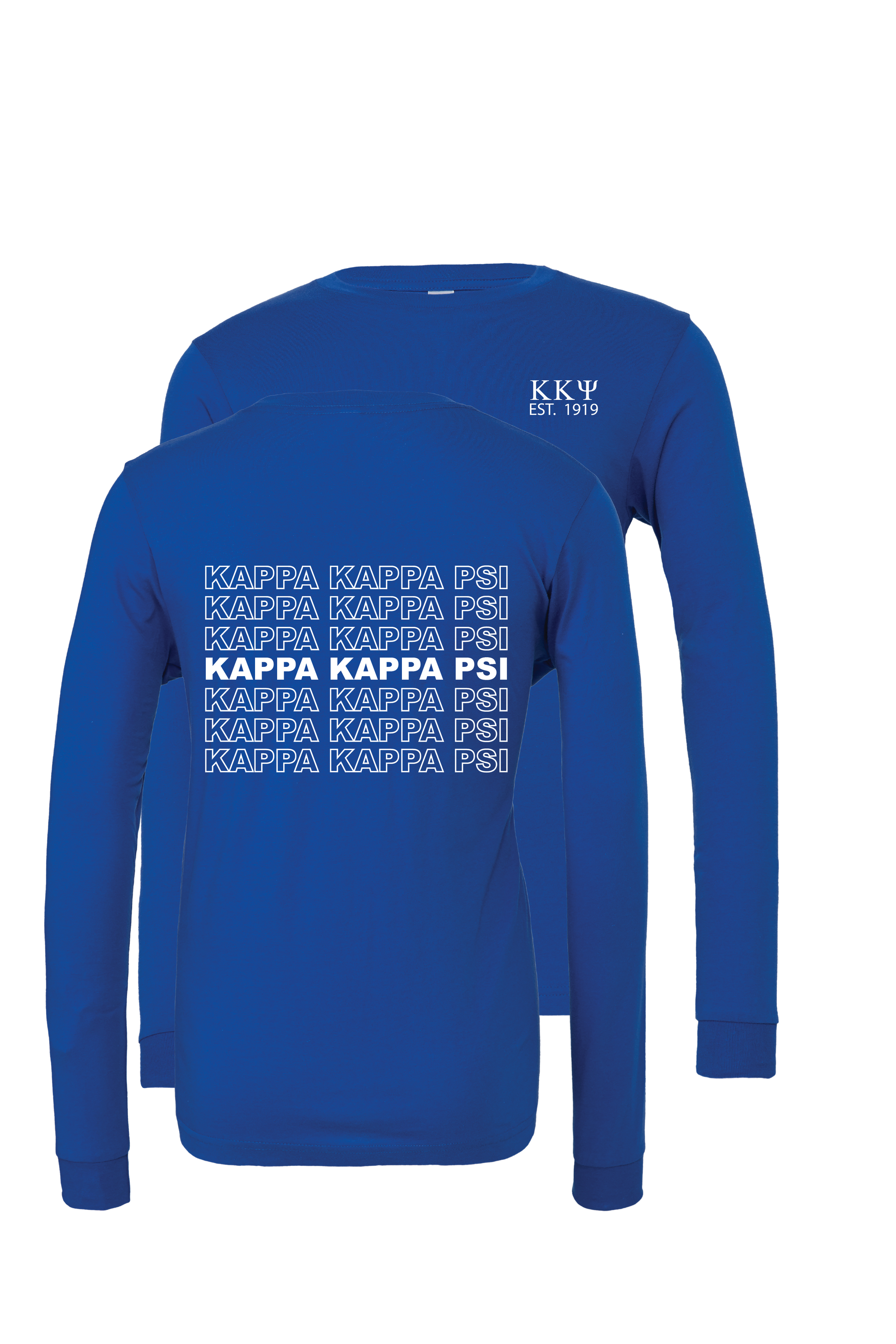 Royal blue kappa hot sale shirt