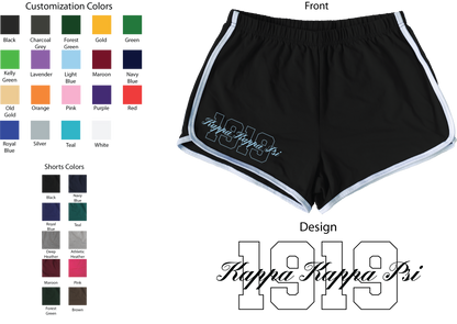 Kappa Kappa Psi Year and Name Women's Shorts