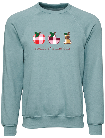 Kappa Phi Lambda Apple Evolution Crewneck