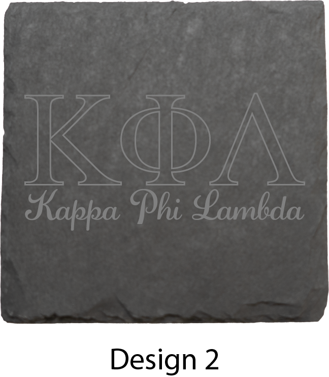Kappa Phi Lambda Stone Coasters - 4-Pack