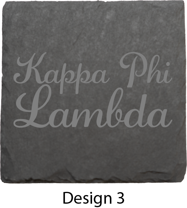 Kappa Phi Lambda Stone Coasters - 4-Pack