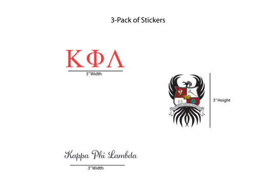 Kappa Phi Lambda Stickers