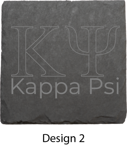 Kappa Psi Stone Coasters - 4-Pack