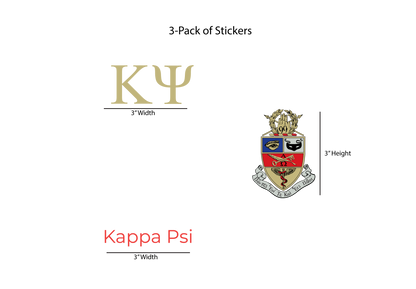 Kappa Psi Stickers