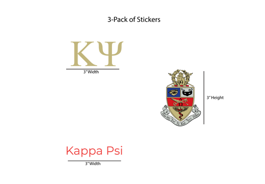 Kappa Psi Stickers