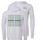 Kappa Sigma Repeating Name Hooded Sweatshirts