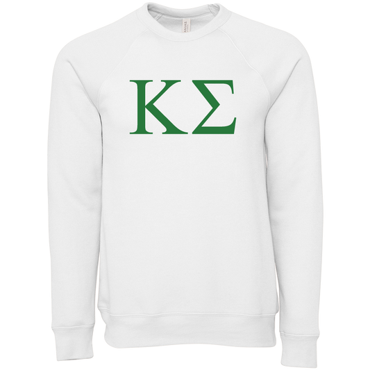 Kappa Sigma Embroidered Lettered Crewneck Sweatshirts