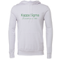 Kappa Sigma Embroidered Printed Name Hooded Sweatshirts
