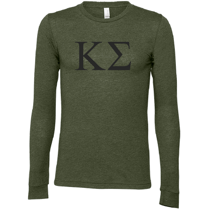 Kappa Sigma Lettered Long Sleeve T-Shirts