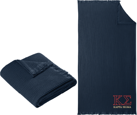 Kappa Sigma Letters and Name Blankets