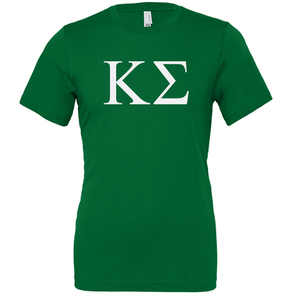 Kappa Sigma Lettered Short Sleeve T-Shirts