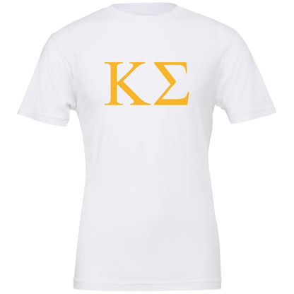 Kappa Sigma Lettered Short Sleeve T-Shirts