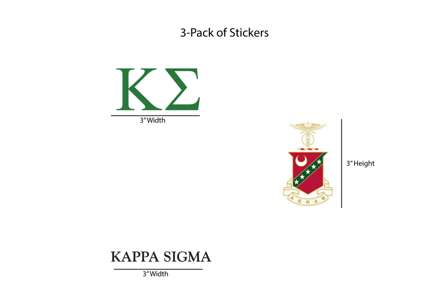 Kappa Sigma Stickers
