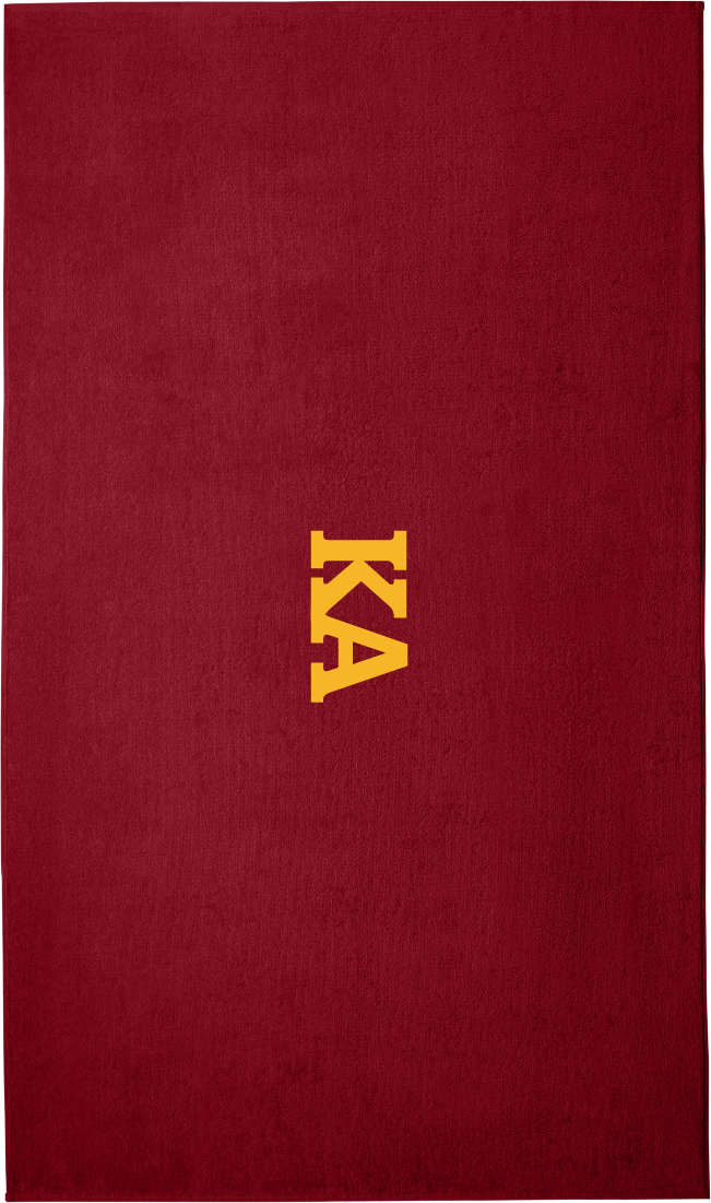 Kappa Alpha Order Lettered Beach Towels