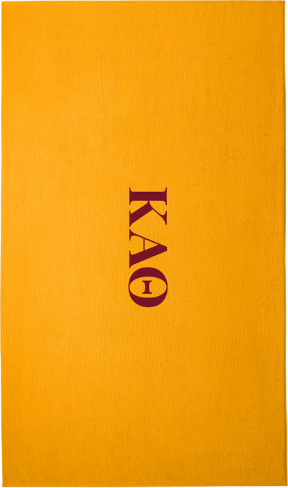 Kappa Alpha Theta Lettered Beach Towels