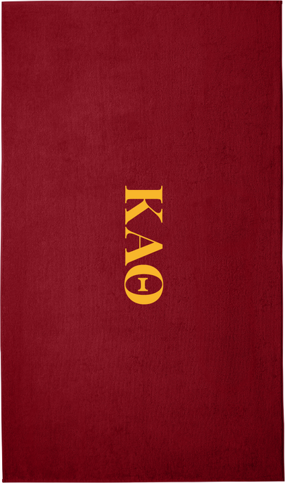 Kappa Alpha Theta Lettered Beach Towels