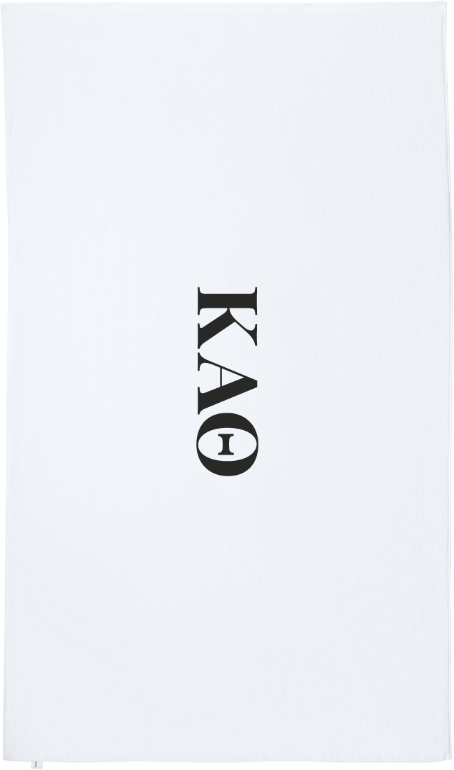 Kappa Alpha Theta Lettered Beach Towels