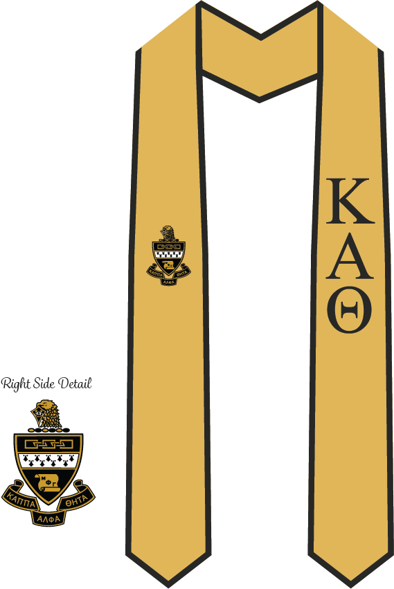 Kappa Alpha Theta Graduation Stoles
