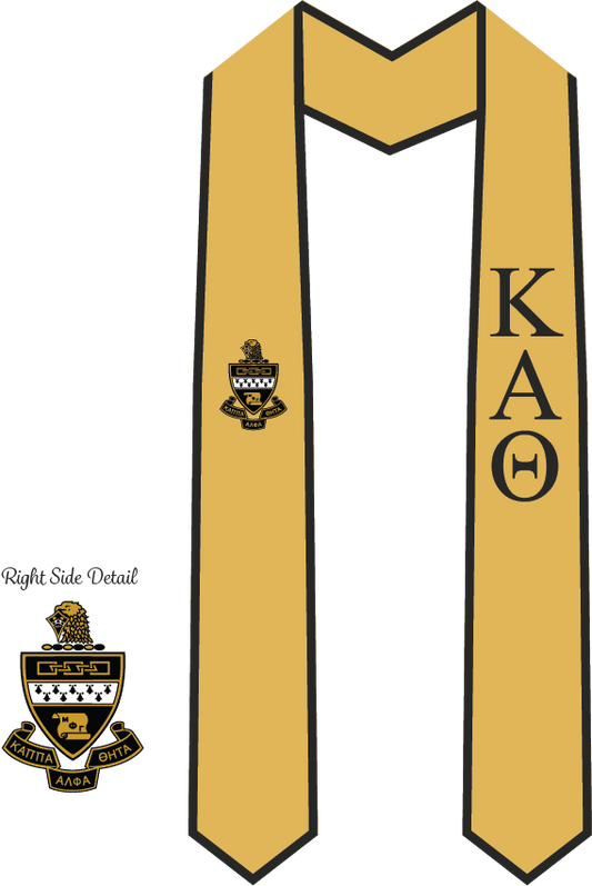 Kappa Alpha Theta Graduation Stoles