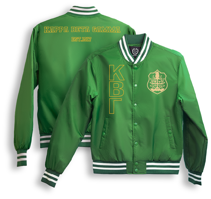 Kappa Beta Gamma Bomber Jackets