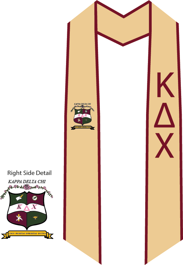 Kappa Delta Chi Graduation Stoles