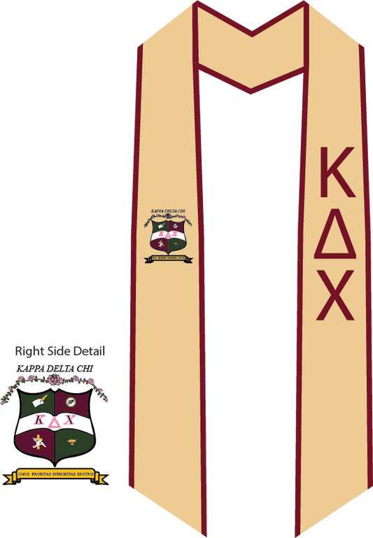 Kappa Delta Chi Graduation Stoles