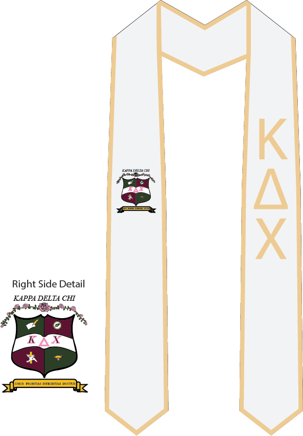 Kappa Delta Chi Graduation Stoles