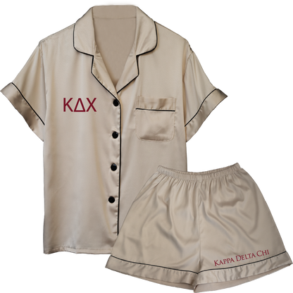 Kappa Delta Chi Embroidered Ladies' Pajama Sets