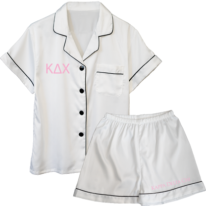 Kappa Delta Chi Embroidered Ladies' Pajama Sets